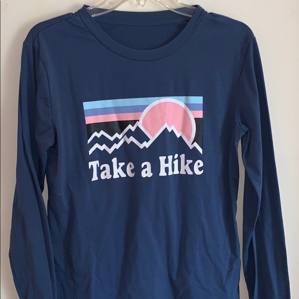 Take a hike long sleeve tee